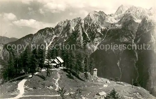 AK / Ansichtskarte Vrsic_Slovenia Erjavceva Koca Berghaus Juelische Alpen 