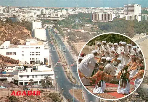 AK / Ansichtskarte Agadir Stadtpanorama Agadir