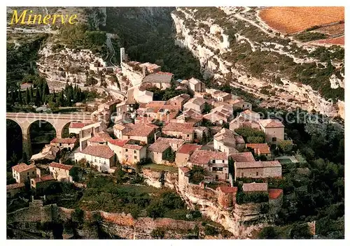 AK / Ansichtskarte Minerve_34 Vieille ville vue aerienne 