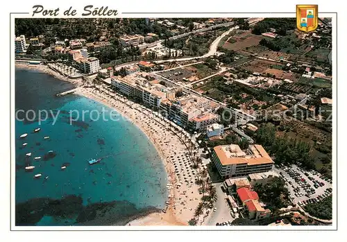 AK / Ansichtskarte Port_de_Soller Kueste Strand Hotels 