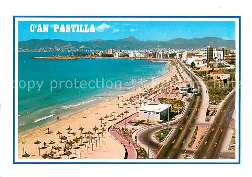 AK / Ansichtskarte Can_Pastilla_Palma_de_Mallorca Kuestenpanorama Strand Can_Pastilla