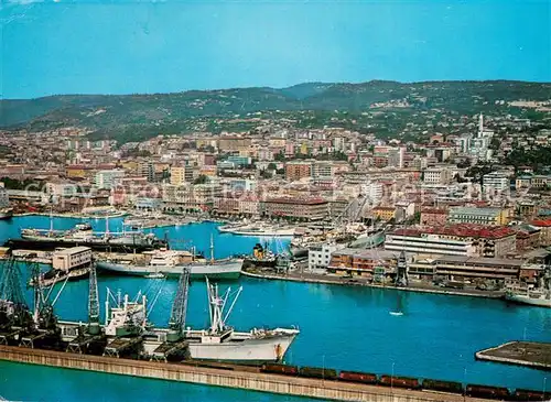 AK / Ansichtskarte Rijeka_Fiume Hafen Teilansicht Rijeka Fiume