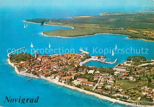 AK / Ansichtskarte Novigrad_Croatia Fliegeraufnahme 