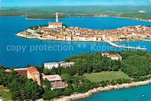 AK / Ansichtskarte Rovinj_Rovigno_Istrien Fliegeraufnahme 