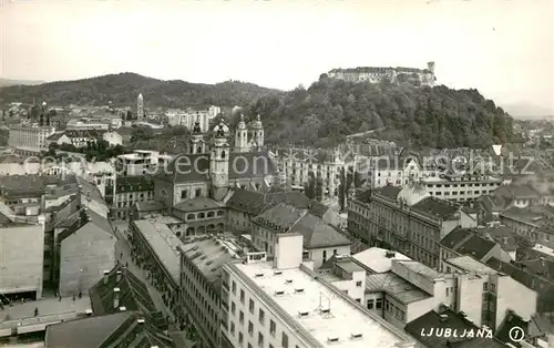 AK / Ansichtskarte Ljubljana_Laibach Teilansicht 