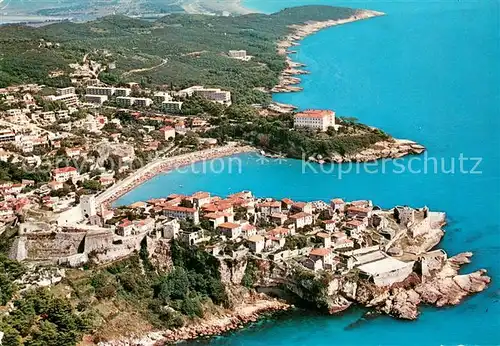 AK / Ansichtskarte Ulcinj_Montenegro Fliegeraufnahme Kuestenpanorama Ulcinj Montenegro