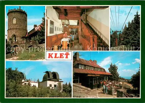 AK / Ansichtskarte Klet_CZ Teilansichten Gondel Burg 