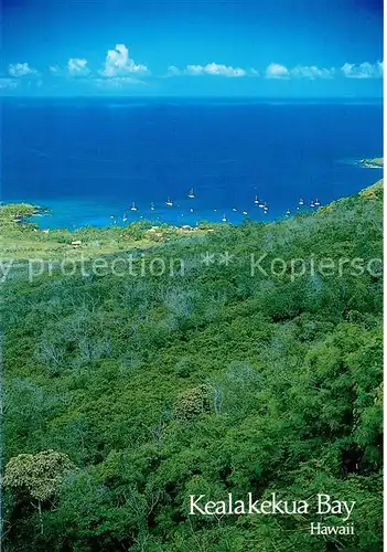 AK / Ansichtskarte Kealakekua_Hawaii Panorama 