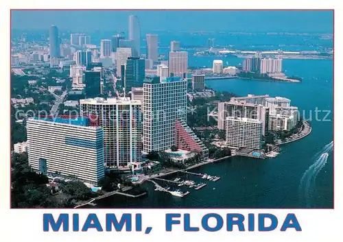 AK / Ansichtskarte Miami_Florida Fliegeraufnahme  