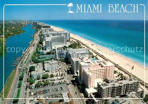AK / Ansichtskarte Miami_Beach Fliegeraufnahme Panorama  
