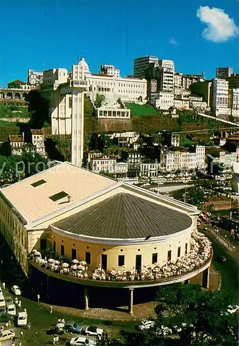 AK / Ansichtskarte Salvador_Brasil Vista Parcial com Mercado Modelo e Elevador Lacerda 
