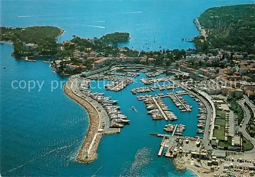 AK / Ansichtskarte St Jean Cap Ferrat Fliegeraufnahme Hafen 