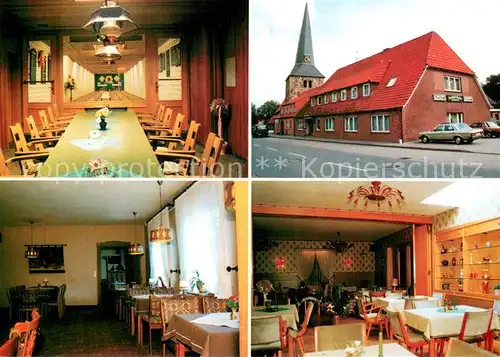 AK / Ansichtskarte Oldendorf_Stade Heinbokels Gasthof Anfahrt Oldendorf_Stade