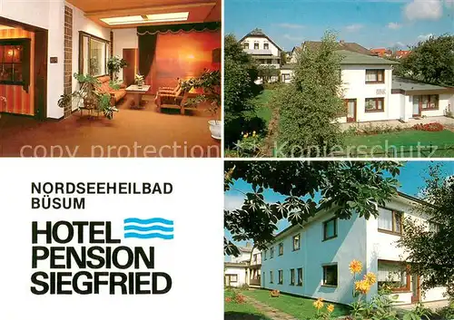 AK / Ansichtskarte Buesum_Nordseebad Pension Siegfried Buesum_Nordseebad