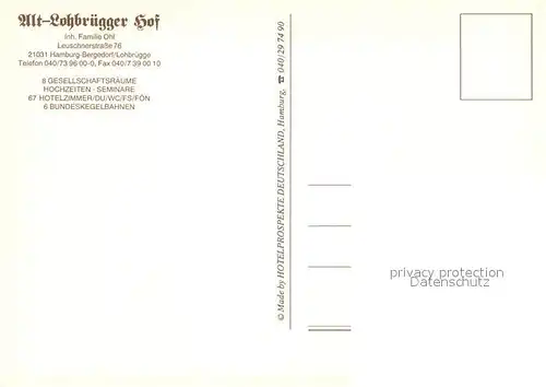 AK / Ansichtskarte Bergedorf_Hamburg Alt Lohbruegger Hof Bergedorf Hamburg