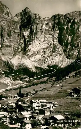 AK / Ansichtskarte Loeche les Bains_VS et la Gemmi 