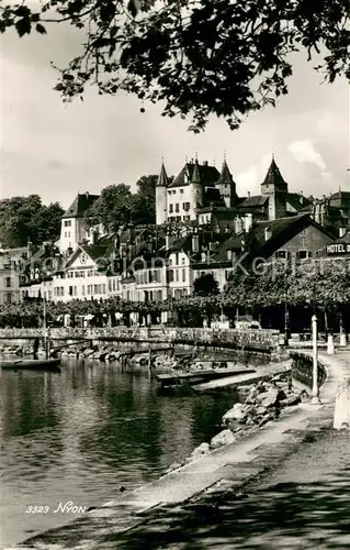AK / Ansichtskarte Nyon_VD Hafenpartie Nyon_VD