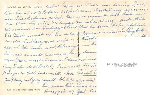 AK / Ansichtskarte Worb_BE Kirche Worb_BE