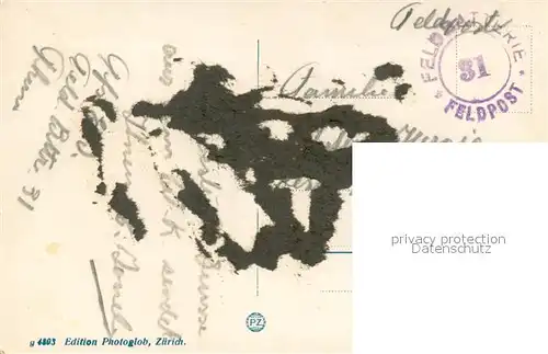 AK / Ansichtskarte Thun_BE Panorama mit Stockhornkette Feldpost Thun_BE