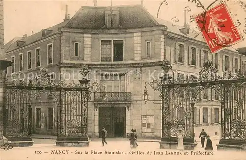 AK / Ansichtskarte Nancy_54 Sur la Place Stanislas Grilles de Jean Lamour et Prefecture 
