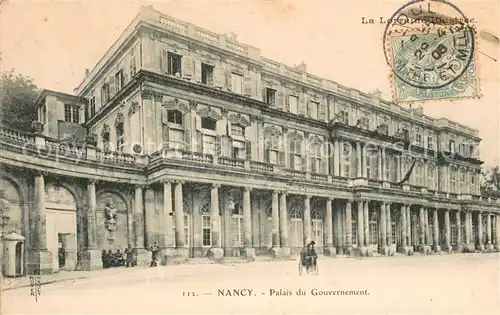 AK / Ansichtskarte Nancy_54 Palais du Gouvernement 
