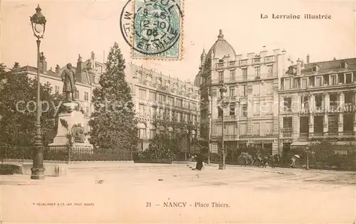 AK / Ansichtskarte Nancy_54 Place Thiers 