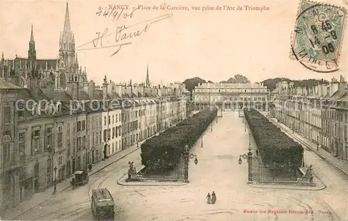 AK / Ansichtskarte Nancy_54 Place de la Carriere vue prise de lArc de Triomphe 
