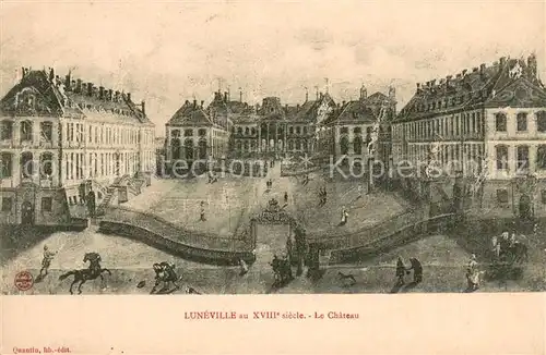 AK / Ansichtskarte Luneville_54 Le Chateau 