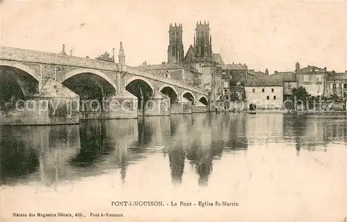 AK / Ansichtskarte Pont a Mousson_54 Le Pont Eglise St Martin 