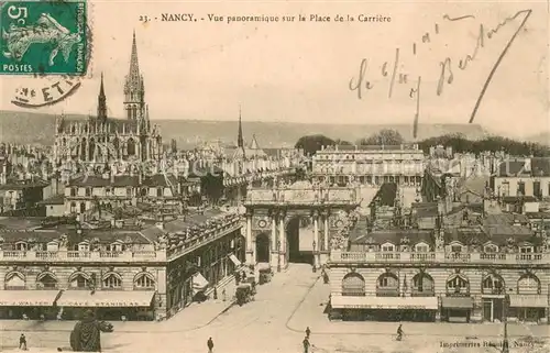 AK / Ansichtskarte Nancy_54 Vue panoramique sur la Place de la Carriere 
