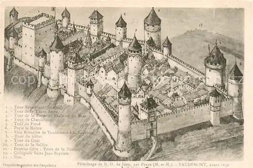 AK / Ansichtskarte Vaudemont_54 Pelerinage de ND de Sion par Praye 