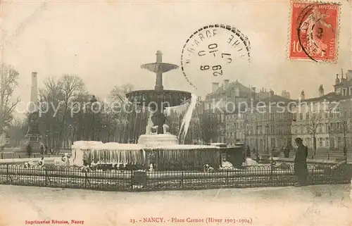 AK / Ansichtskarte Nancy_54 Place Carnot 