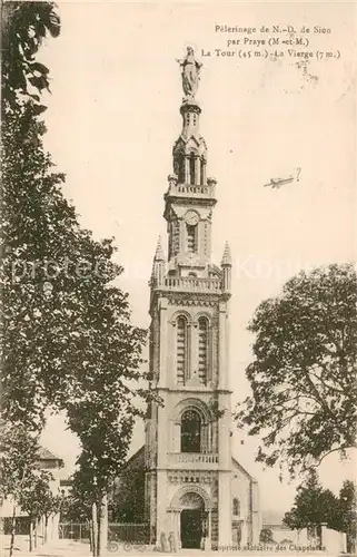 AK / Ansichtskarte Praye_54 Pelerinage de ND de Sion La Tour La Vierge 