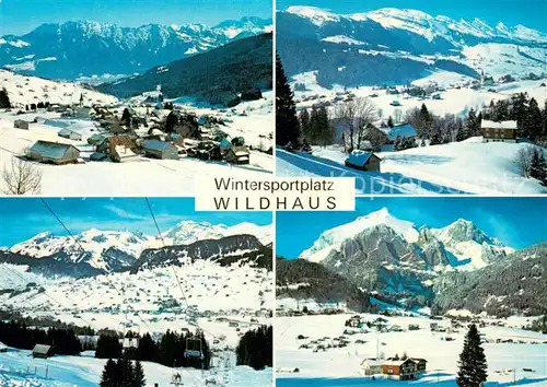 AK / Ansichtskarte Wildhaus__SG Panorama Teilansichten 