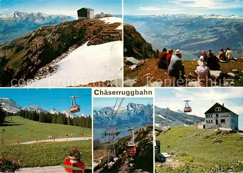 AK / Ansichtskarte Unterwasser__Toggenburg_SG Chaeserruggbahn Iltios Chaeserrugg Luftseilbahn Panorama 