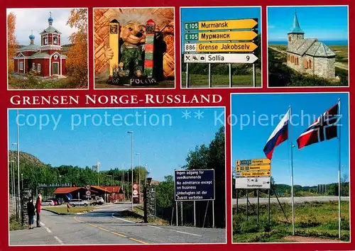 AK / Ansichtskarte Zoll_Grenze_Douane Grensen Nord Russland 