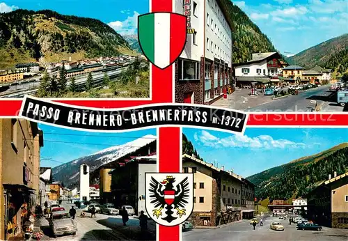 AK / Ansichtskarte Zoll_Grenze_Douane Passo Brennero Brennerpass 