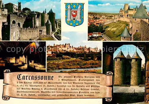 AK / Ansichtskarte Chronik AK Carcassonne 