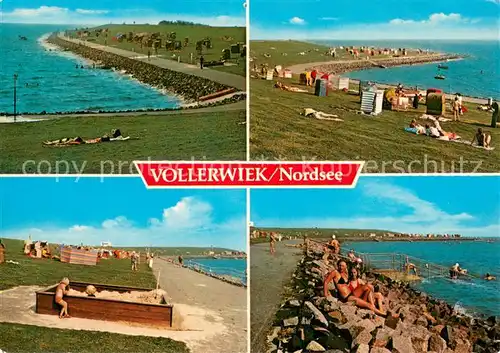 AK / Ansichtskarte Vollerwiek Strandpromenade Kueste Vollerwiek