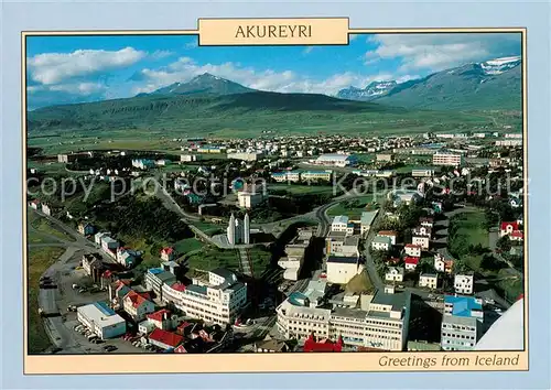 AK / Ansichtskarte Akureyri_Iceland Panorama largest city in the north of Iceland 
