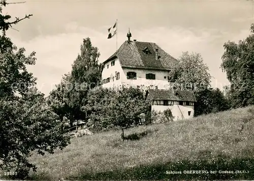AK / Ansichtskarte Gossau_SG Schloss Oberberg Gossau_SG