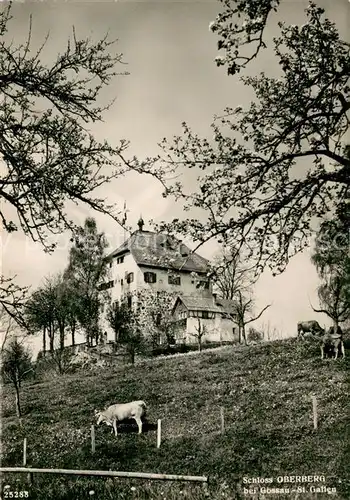 AK / Ansichtskarte Gossau_SG Schloss Oberberg Gossau_SG