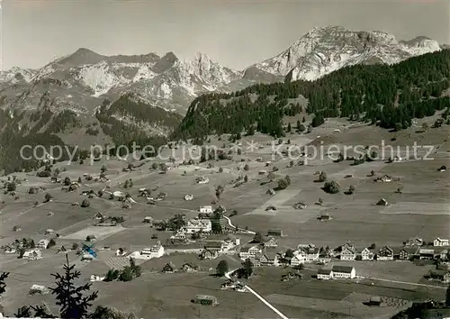 AK / Ansichtskarte Lisighaus_Wildhaus_SG Blick zum Stollen Fliegeraufnahme 
