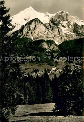AK / Ansichtskarte Wildhaus__SG mit Schafberg 