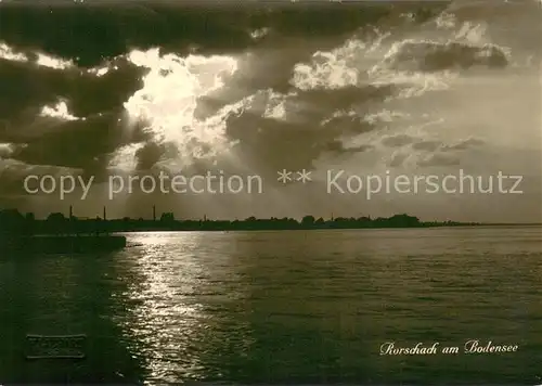 AK / Ansichtskarte Rorschach_Bodensee_SG Seepanorama 