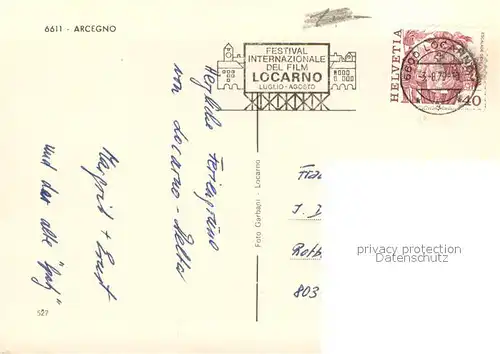 AK / Ansichtskarte Arcegno_TI Ortsmotiv 