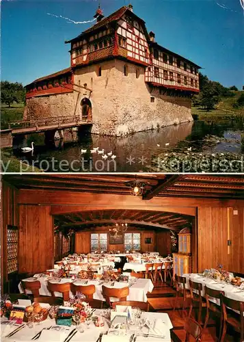 AK / Ansichtskarte Amriswil_TG Schloss Hagenwil Restaurant Amriswil TG