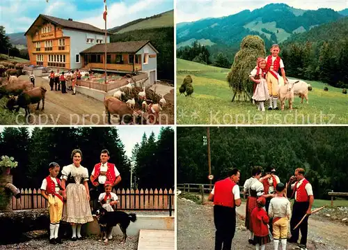 AK / Ansichtskarte Weissbad_IR Gasthaus Trachtengruppen 