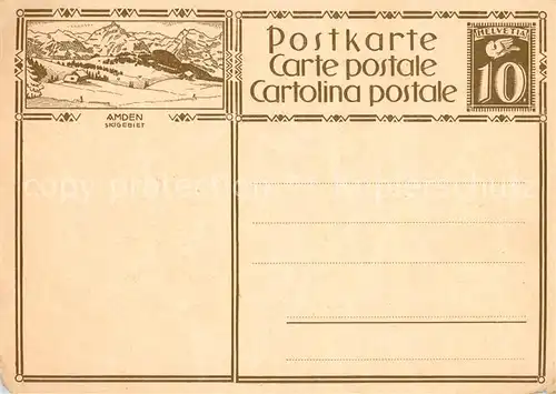 AK / Ansichtskarte Amden_SG Skigebiet Amden_SG