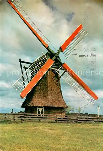 AK / Ansichtskarte Bolsward_Boalsert_NL Achtkante Korenmolen 